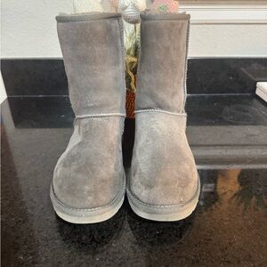 UGG Charcoal Suede Boots